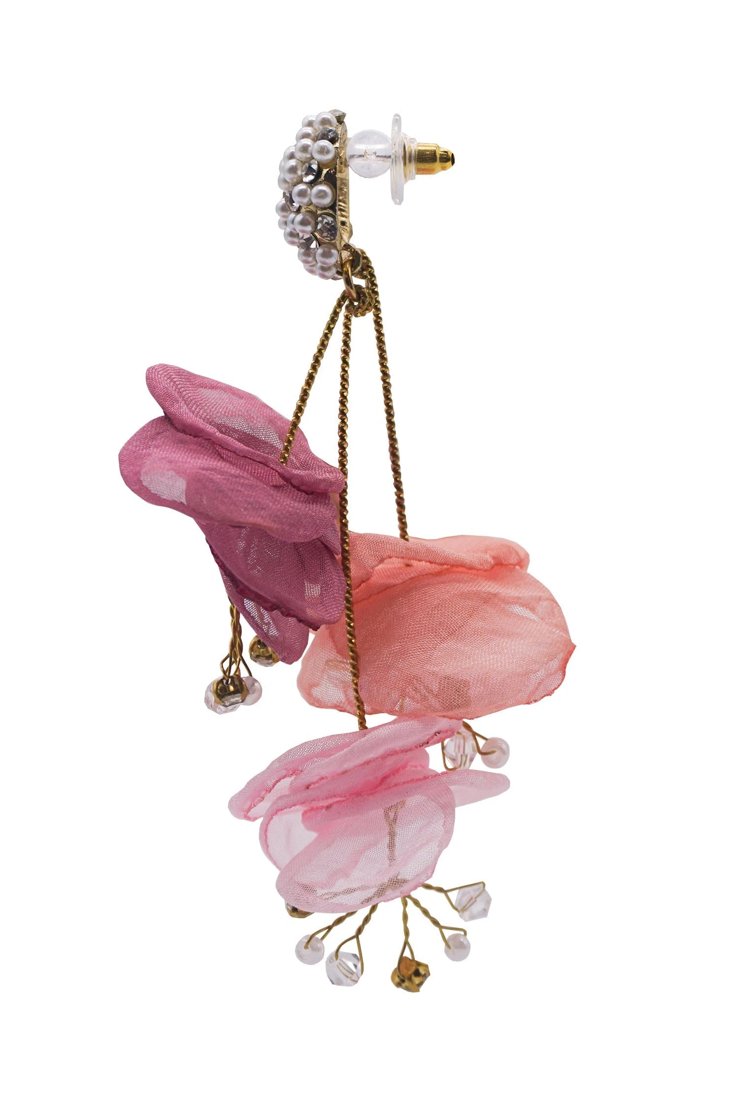 Emilita Pink Petal Earrings 5 Emilita Pink Petal Earrings - Image 3