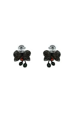 Amandine Black Floral Studs -A L’Amour The Label 135 8cb65e12 e481 4f42 b868 f2b53f80e64c
