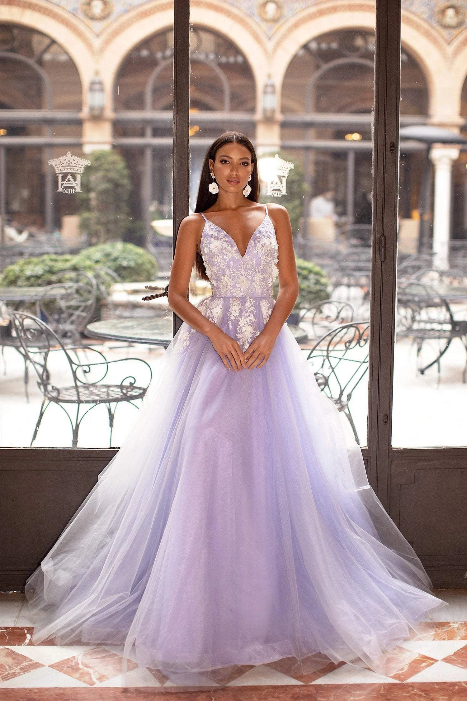 Ysabelle Tulle Gown - Lilac 3 Ysabelle Tulle Gown - Lilac
