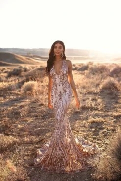 Ariya Sequin Gown - Rose Gold 8 Ariya Sequin Gown - Rose Gold -A L’Amour The Label 16 15c7ba1b 5db7 4e44 9b4a 0e8f3d794761