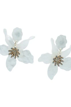 Briella White Flower Earrings 7 Briella White Flower Earrings -A L’Amour The Label 198 b4581cbe fa23 40c7 b48d f63f1759187e