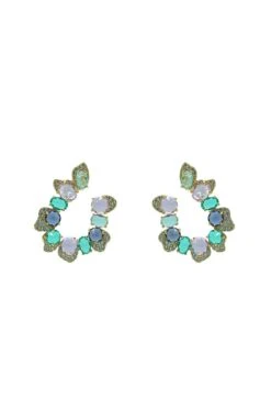 Kasia Multicoloured Gem Earrings