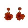 Camilla Orange Acrylic Flower Earrings -A L’Amour The Label 22 3aff1604 3fb4 457b b45d 2f700889f699