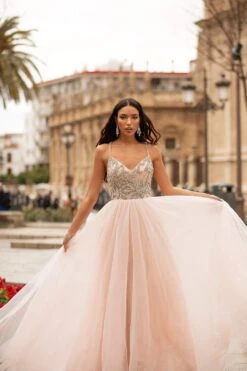 Litzy Beaded Tulle Gown - Baby Pink -A L’Amour The Label 235 939198f2 0fd8 42e7 830a 82cd17e69b52