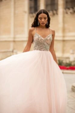 Litzy Beaded Tulle Gown - Baby Pink -A L’Amour The Label 237 ced2dae0 e0fd 429f 93f4 8bc8f68b66c8