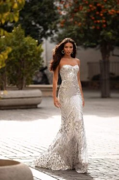 Malisa Sequin Gown - Silver 13 Malisa Sequin Gown - Silver -A L’Amour The Label 295 a3075e75 8f6f 458d b302 d5620ee104da