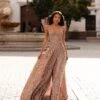 Prisilla Sequin Gown - Rose Gold 2 Prisilla Sequin Gown - Rose Gold -A L’Amour The Label 301 f990fe4f ca3f 454d 8ce6 ad69cd235ccf
