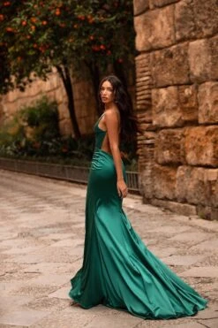 Felicita Satin Gown - Emerald -A L’Amour The Label 328 ba9efbc2 5993 4453 8ded adf575f8fa20