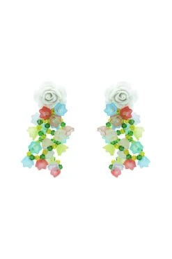 Elodie Multicoloured Statement Earrings