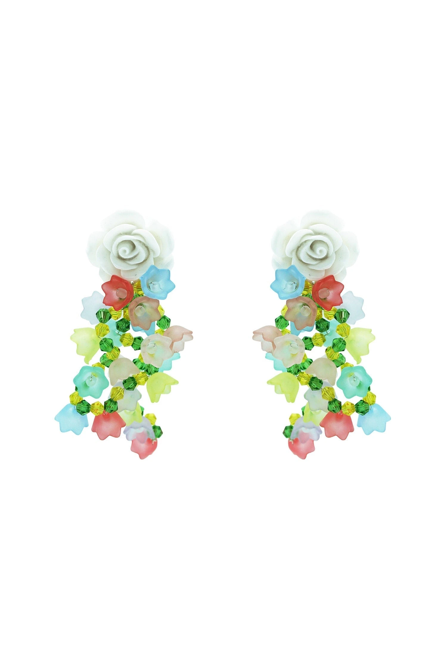 Elodie Multicoloured Statement Earrings 3 Elodie Multicoloured Statement Earrings