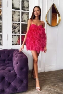 Kaila Dress - Hot Pink -A L’Amour The Label 41 658222dd bf98 4d20 a272 4dddcd5be2d4