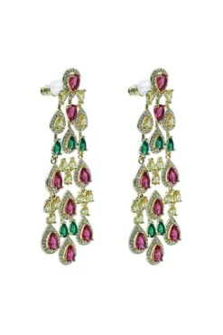 Juliet Multicoloured Chandelier Earrings 7 Juliet Multicoloured Chandelier Earrings -A L’Amour The Label 481