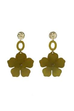 Petra Mustard Flower Drop Earrings -A L’Amour The Label 57 73c2cb5c 29da 4898 aa41 79426dd028be