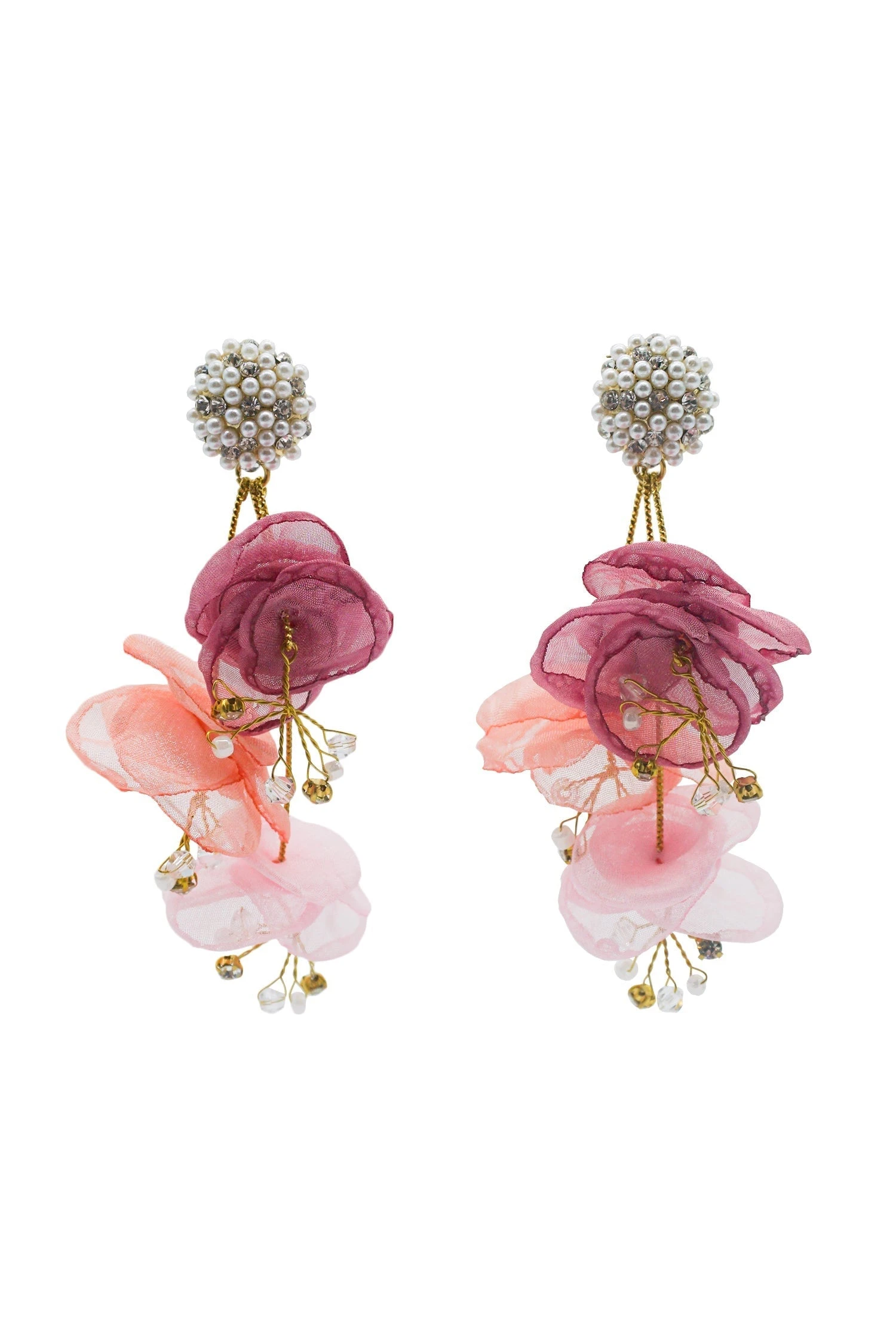 Emilita Pink Petal Earrings 3 Emilita Pink Petal Earrings