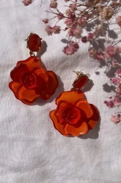 Camilla Orange Acrylic Flower Earrings 14 Camilla Orange Acrylic Flower Earrings -A L’Amour The Label 9 86221c82 7aae 4e3f 9b82 b7c5d742dc23