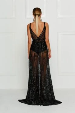 Cristal - Black -A L’Amour The Label Cristal Black Gown H6A8667