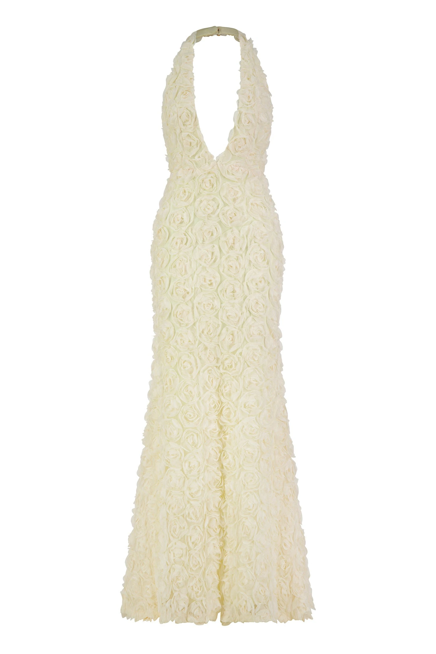 Alura Roses Floral Cream Maxi Gown 7 Alura Roses Floral Cream Maxi Gown - Image 5