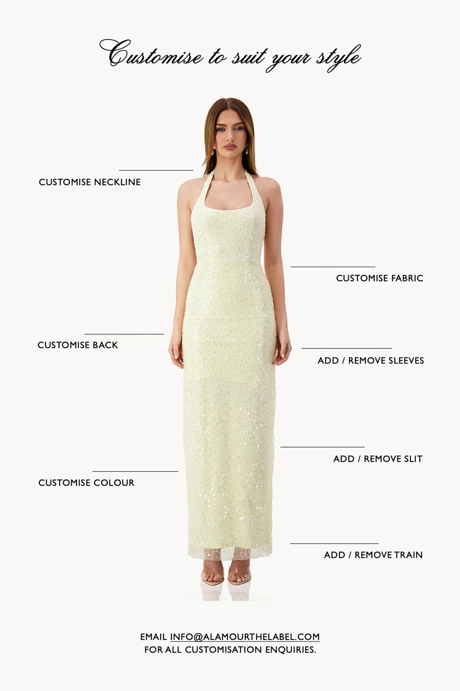 Nina Low Back Silver Gown 7 Nina Low Back Silver Gown - Image 5