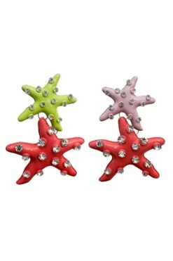 Zara Multicoloured Starfish Earrings