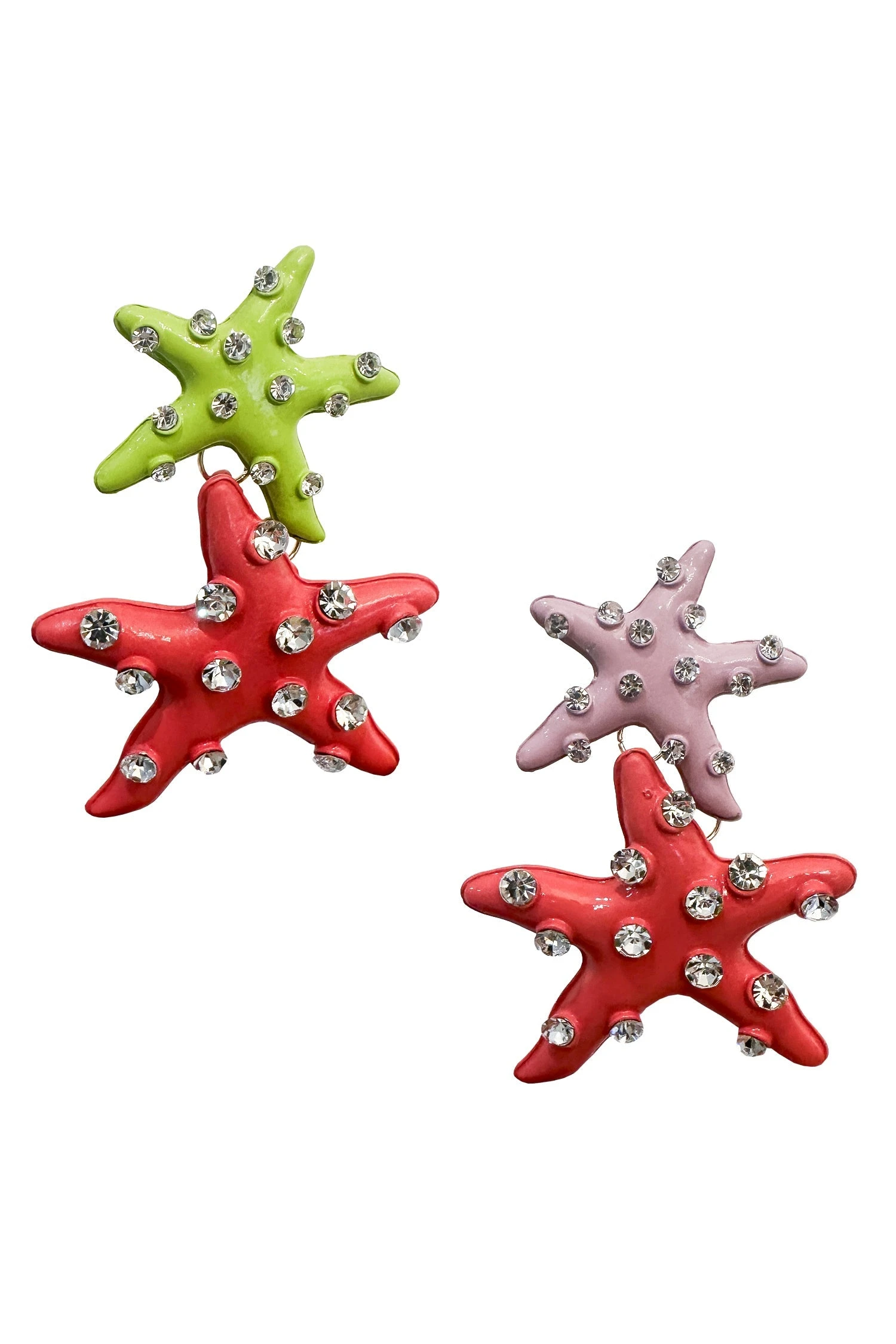 Zara Multicoloured Starfish Earrings 7 Zara Multicoloured Starfish Earrings - Image 5