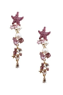 Isabel Pink Drop Earrings -A L’Amour The Label earrings120 b537e43f 3e92 4a42 8312 3a9e488c1977