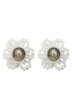 Audrina Pearl Flower Statement Earrings -A L’Amour The Label earrings12 25ed1313 3790 4daa 841d 880eb2f915b8