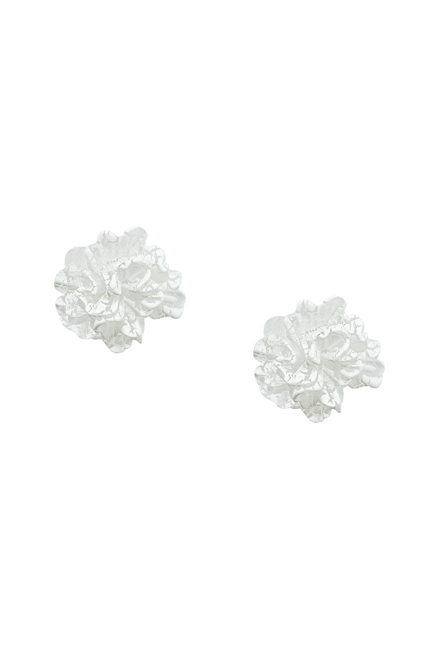 Faith White Flower Studs 7 Faith White Flower Studs - Image 5