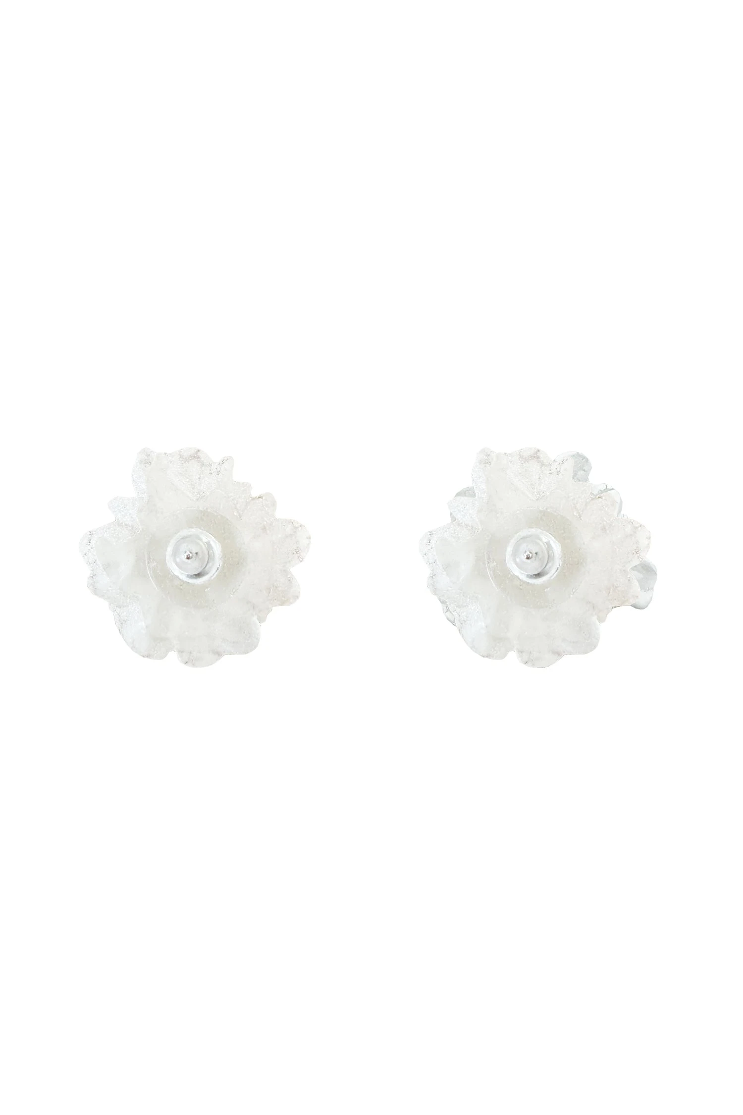Faith White Flower Studs 8 Faith White Flower Studs - Image 6