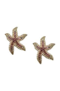 Heidi Pink Starfish Earrings -A L’Amour The Label earrings141 a901ee64 9e53 461b b170 5f8badef420d