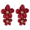Shyla Red Multi Flower Earrings -A L’Amour The Label earrings16