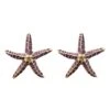Julianne Purple Starfish Earrings -A L’Amour The Label earrings171