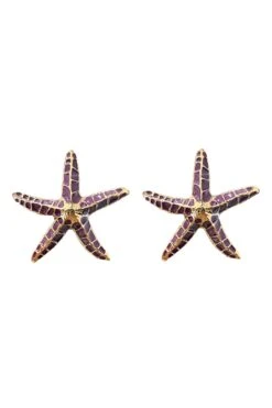 Julianne Purple Starfish Earrings -A L’Amour The Label earrings171 307599c8 b35c 4834 a216 a4810f7f557c