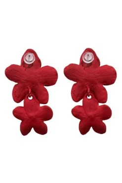 Shyla Red Multi Flower Earrings -A L’Amour The Label earrings18 529a5cf5 e166 4eaf bf42 921705d05a8c