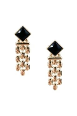 Dahlia Black Drop Earrings -A L’Amour The Label earrings199 daaff71f 2aa5 4c50 9c51 bb4f93f482e0
