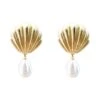 Heather Pearl Shell Earrings -A L’Amour The Label earrings201