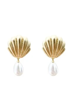 Heather Pearl Shell Earrings 11 Heather Pearl Shell Earrings -A L’Amour The Label earrings201 5eaf132b 07c8 4d42 992a 145cc86b80bc