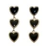Shirley Black Heart Earrings 1 Shirley Black Heart Earrings -A L’Amour The Label earrings242