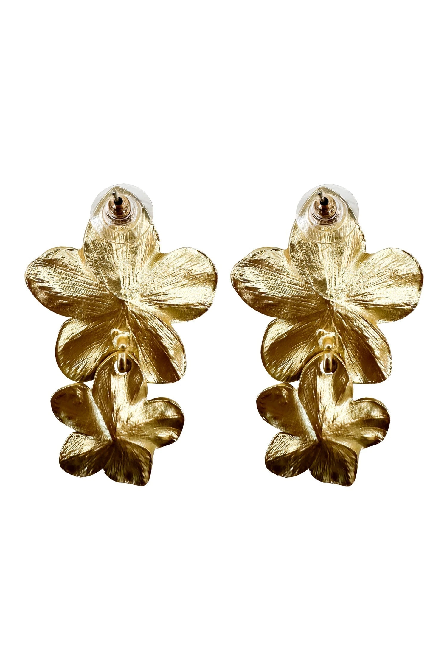 Shyla Gold Multi Flower Earrings 8 Shyla Gold Multi Flower Earrings - Image 6