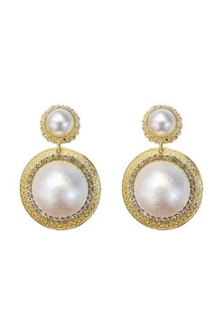 Saffira Pearl Earrings -A L’Amour The Label earrings276 768c60b9 8596 49f5 a606 16a2cfeb00cd