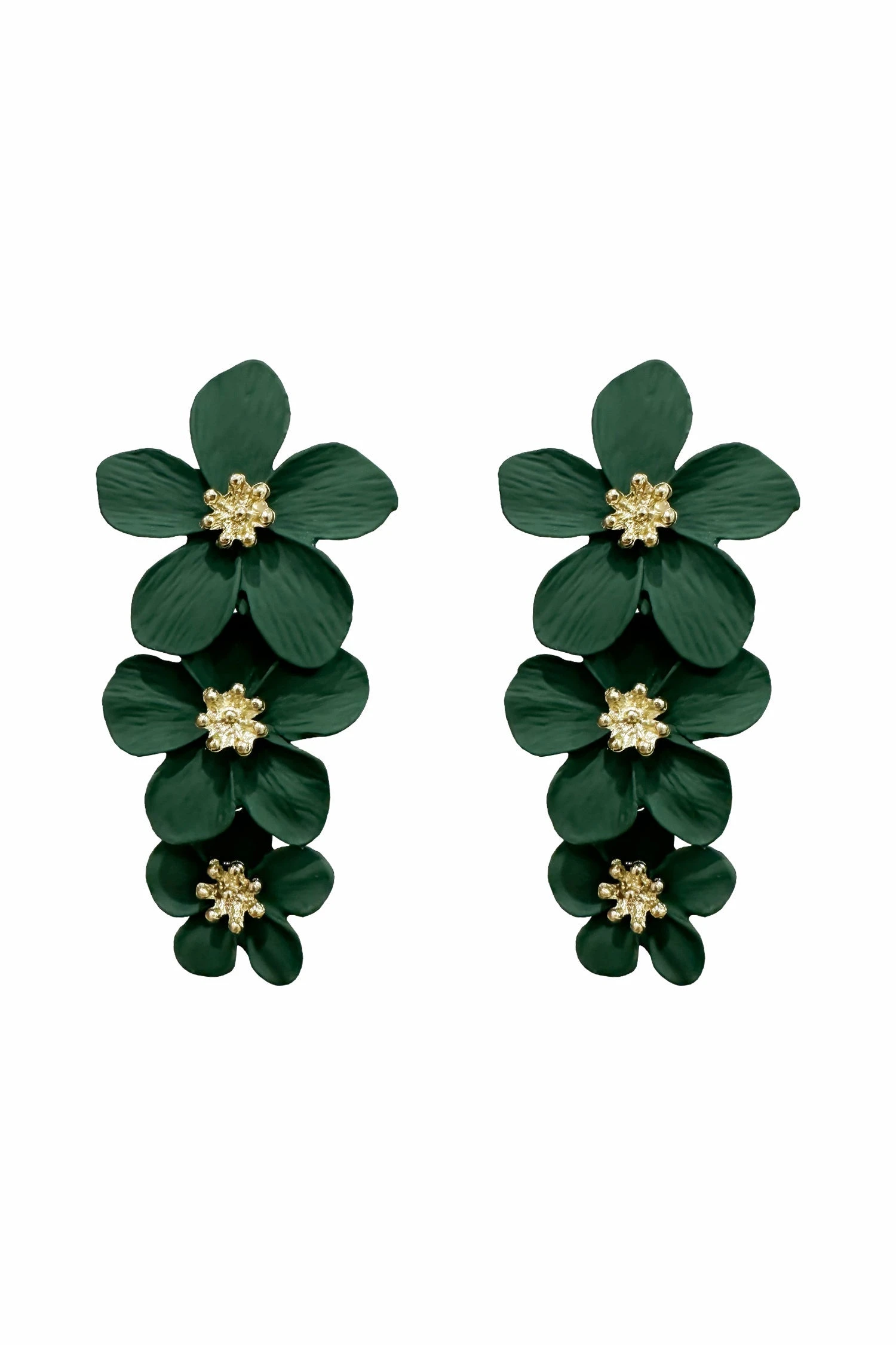 Carola Green Flower Earrings 3 Carola Green Flower Earrings