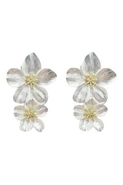 Shyla White Multi Flower Earrings -A L’Amour The Label earrings31 2f83d5fe 2973 4b6c 87bb 109f1c1550aa