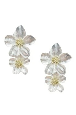 Shyla White Multi Flower Earrings -A L’Amour The Label earrings32 997aeef4 622f 4f88 a057 ec41ce01129b