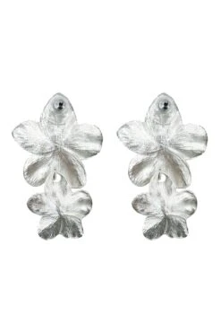 Shyla White Multi Flower Earrings -A L’Amour The Label earrings33