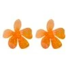 Kimberly Orange Statement Earrings 1 Kimberly Orange Statement Earrings -A L’Amour The Label earrings348