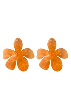 Kimberly Orange Statement Earrings -A L’Amour The Label earrings350 3328a4ec 9e5d 4eb1 85be 144543fa12ad