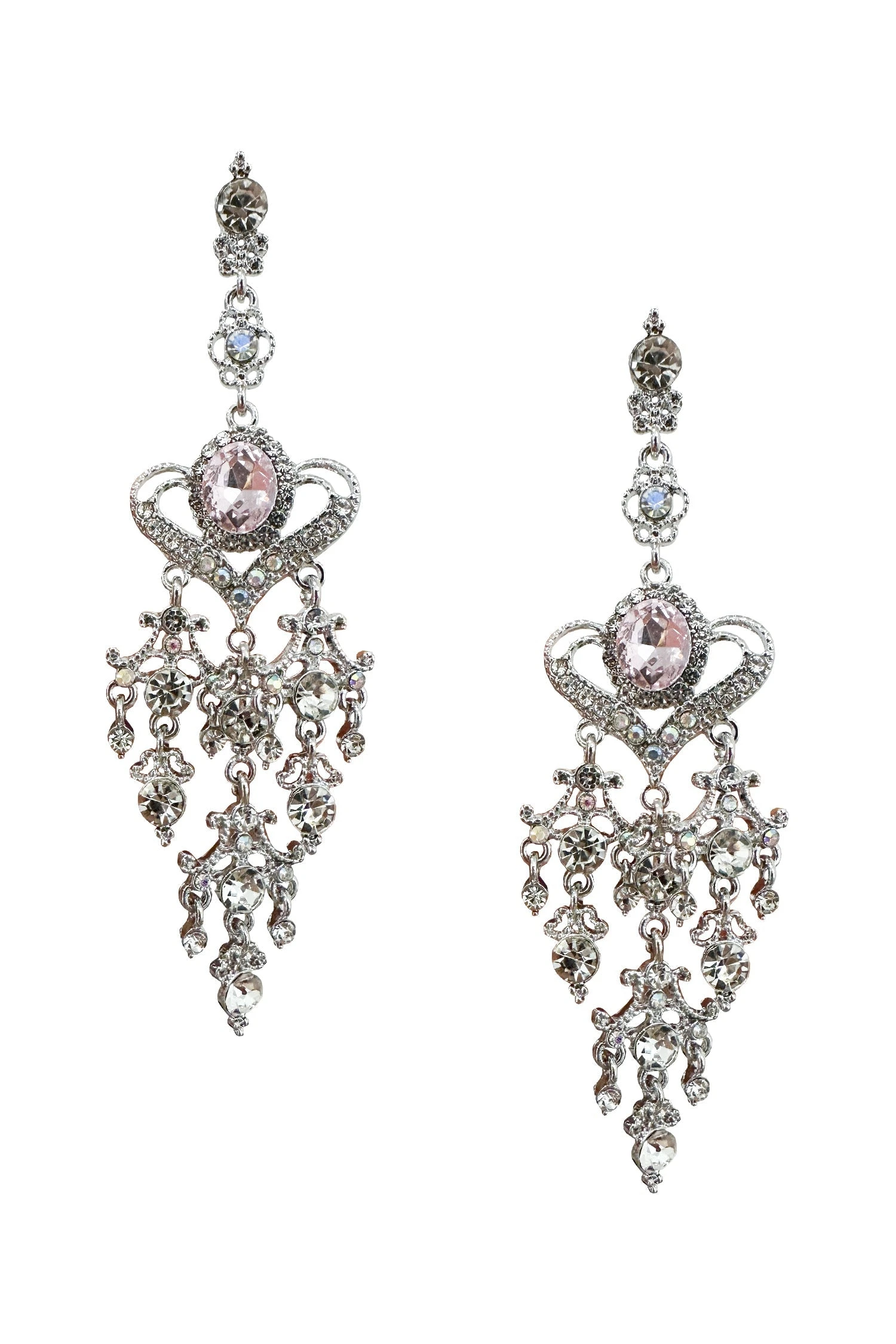 Graziana Pink Diamante Earrings 7 Graziana Pink Diamante Earrings - Image 5