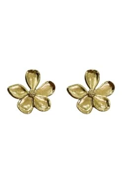 Miuccia Gold Flower Earrings -A L’Amour The Label earrings378 ddc50cc4 2b7c 4f0a 8365 494d4090a0d5