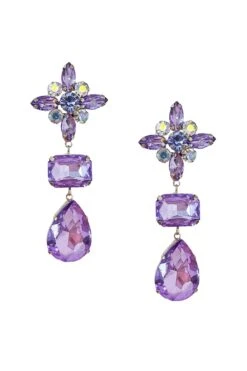 Jeannette Purple Gem Earrings -A L’Amour The Label earrings44 cc59c401 572f 4360 b6ec d6429af01781