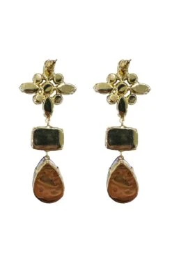 Jeannette Purple Gem Earrings -A L’Amour The Label earrings45