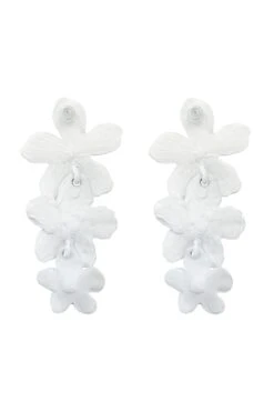 Niki White Flower Drop Earrings 13 Niki White Flower Drop Earrings -A L’Amour The Label earrings85 3d5c306e 69ec 472f 8df5 c5991d9ab6d4